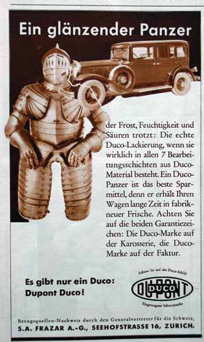 Werbung von diversen Schweizer Firmen - 1932