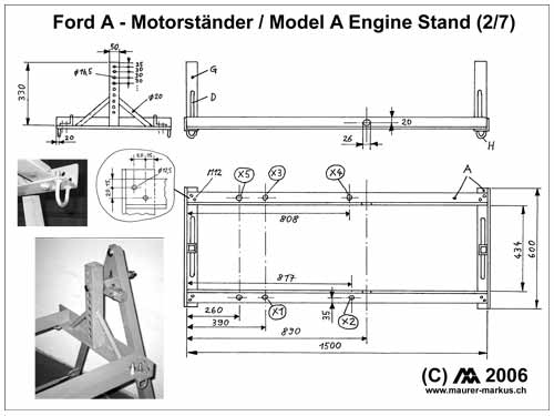 Motorständer Plan