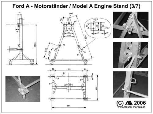 Motorständer Plan