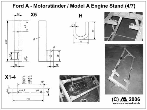 Motorständer Plan