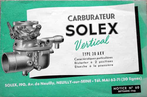 Solex Vergaser