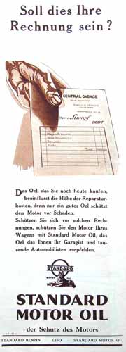 Standard Oil in der Schweiz - 1929